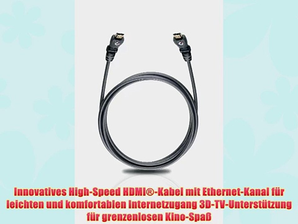 Oehlbach Flex Magic 510  High-Speed-HDMI?-Kabel mit Ethernet  anthrazit  5.10 m