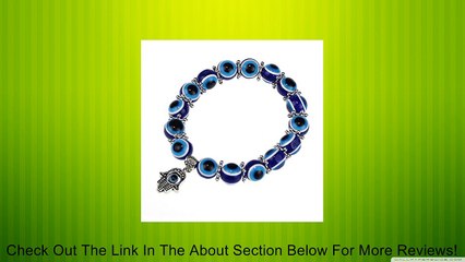 Susenstone(TM) Evil Eye Shamballa Kabbalah Hand Of Fatima Bracelet Bangle Wristband Review