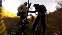 Aventuri pe bicicleta : Peripetii de februarie