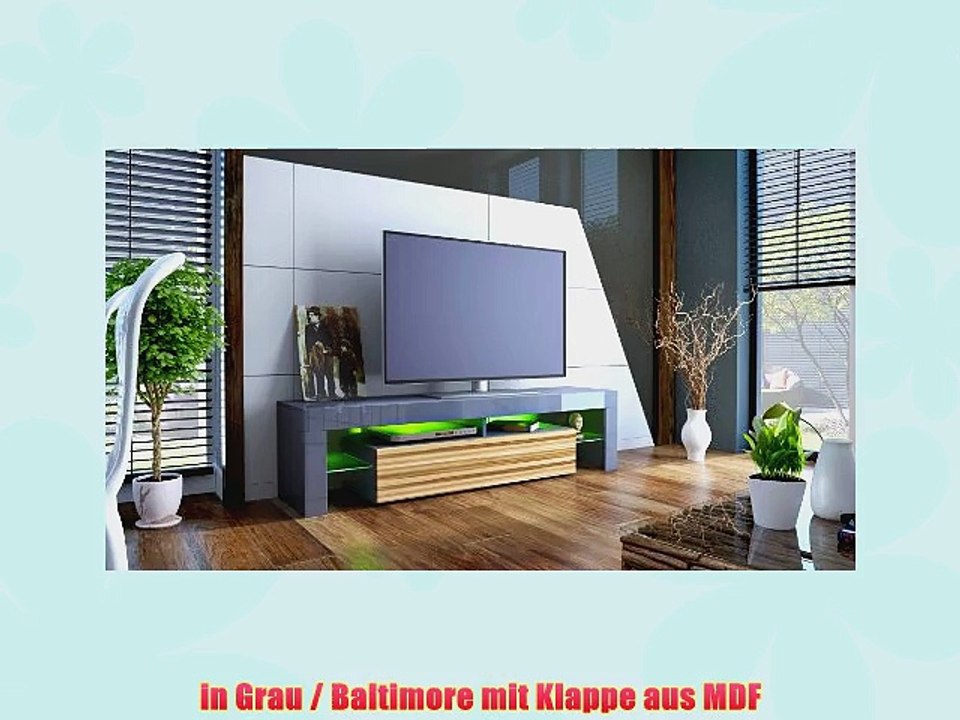 TV Board Lowboard Lima in Grau / Baltimore
