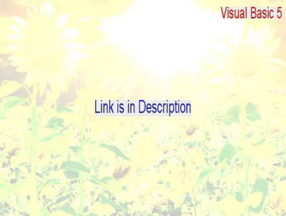 Visual Basic 5.0 Runtime Module Serial [Free Download]