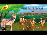Jataka Tales - The Wise Jackal & The Stupid Monkeys - Short Stories for Children - Cartoons