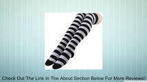Pooqdo (TM) Striped Thigh High Socks Over Knee Girls Halloween Cosplay Review