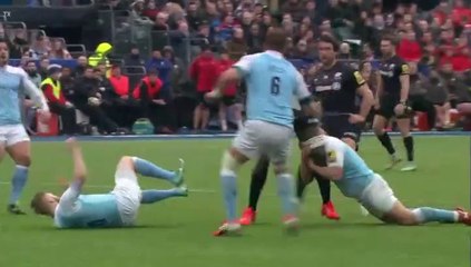 Maro Itoje fait valdinguer Tom Catterick