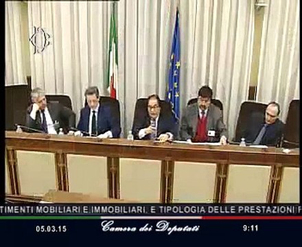 Roma - Audizione Presidente Assofondipensione, Tronconi (05.03.15)
