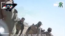 Iraqi Soldiers on the frontline use mortar bombs to attack the islamic state fighters in tikrit