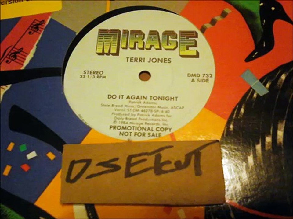 TERRI JONES -DO IT AGAIN TONIGHT(RIP ETCUT)MIRAGE REC 84