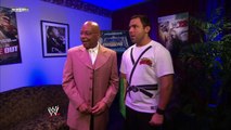 Santino Marella, Teddy Long and Aksana Backstage Segment