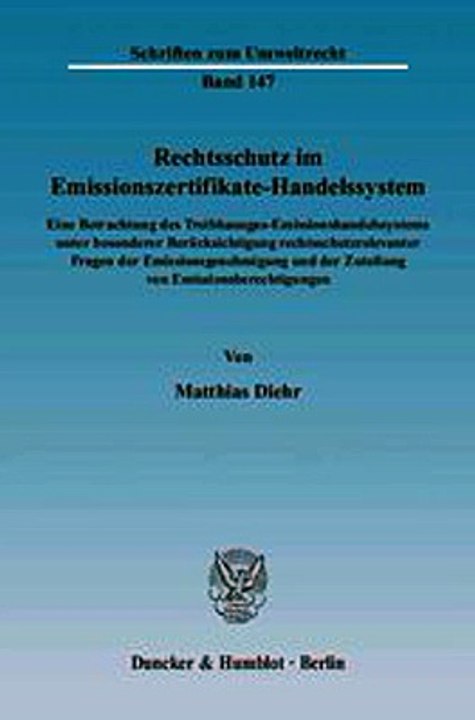 Download Rechtsschutz im Emissionszertifikate-Handelssystem. ebook {PDF} {EPUB}