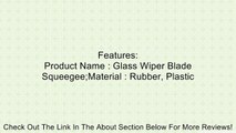 Window Glass Mirror Suction Cup Wiper Blade Squeegee 2 Inch Dia Review