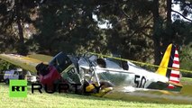 Harrison Ford drops his plane in the Golf Course
