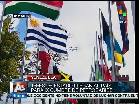 Jefes de Estado llegan a Venezuela para IX Cumbre de Petrocaribe