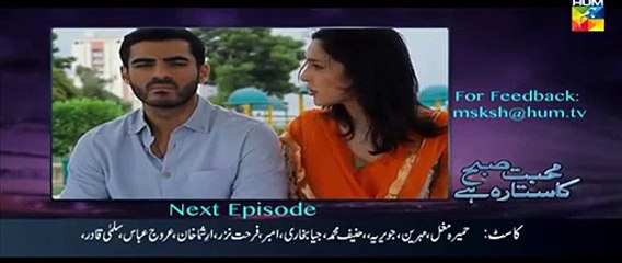 Mohabbat Subh Ka Sitara Hai by Hum Tv Episode 17 - Preview