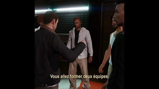 Extrait / Gameplay - GTA 5 (Les Braquages en Ligne de GTA Online - Briefing)