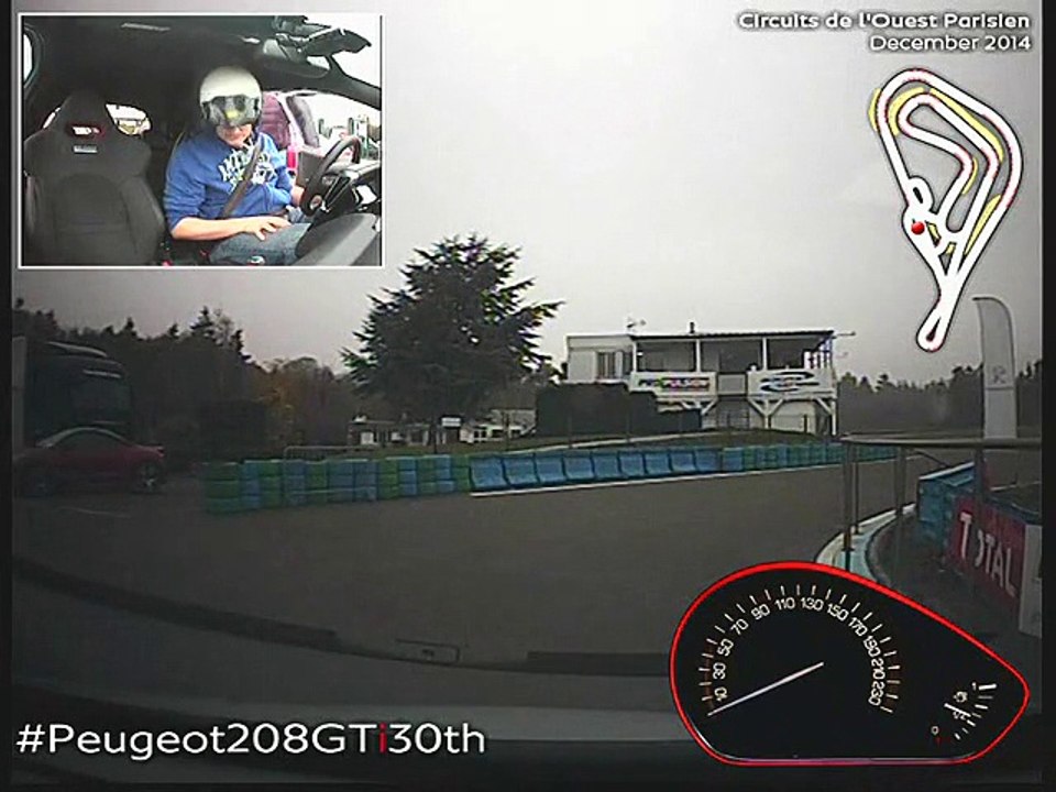 Votre video en PEUGEOT 208 GTi 30th  B50041214PE00001