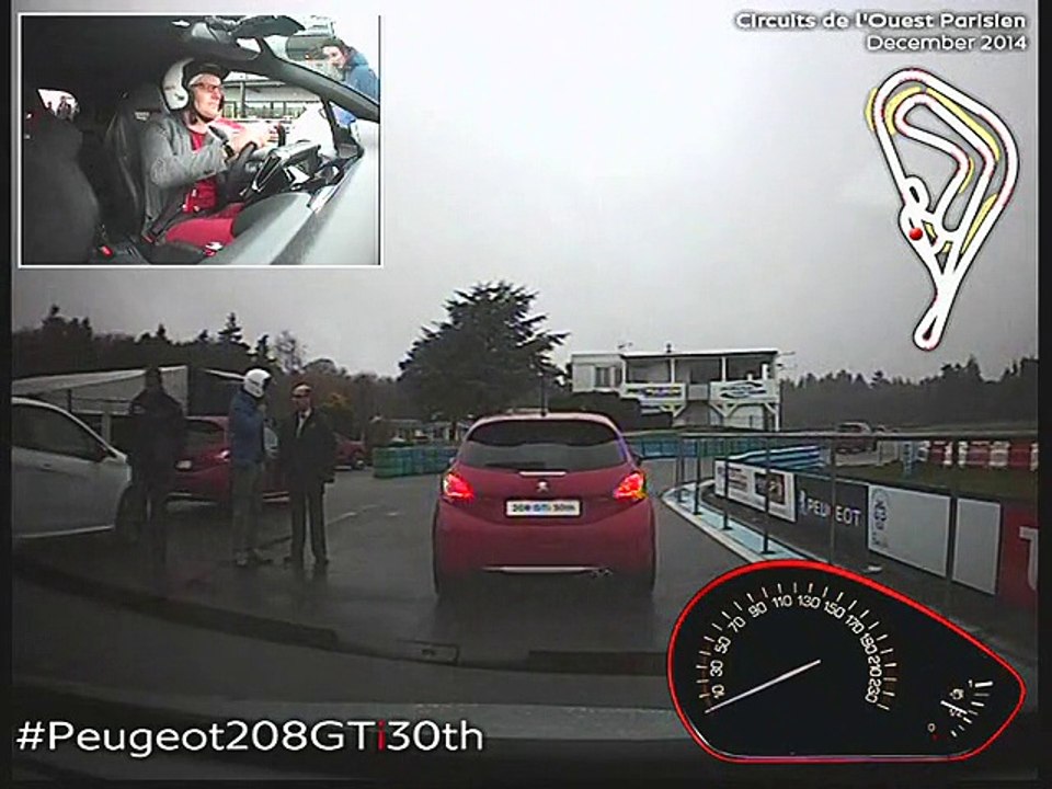 Votre video en PEUGEOT 208 GTi 30th  B50021214PE00005