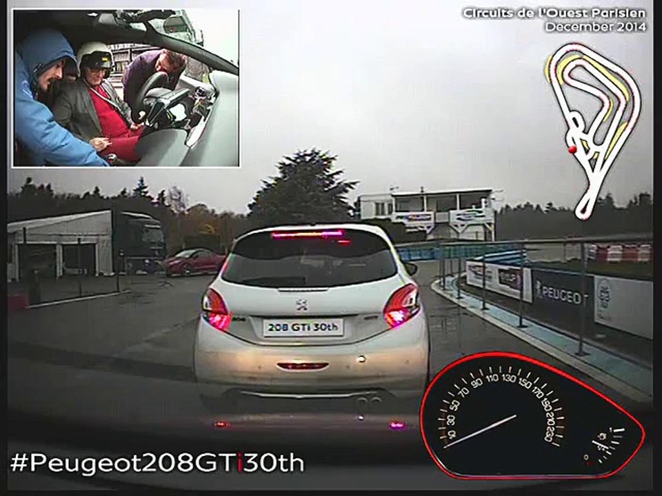 Votre video en PEUGEOT 208 GTi 30th  B50021214PE00006