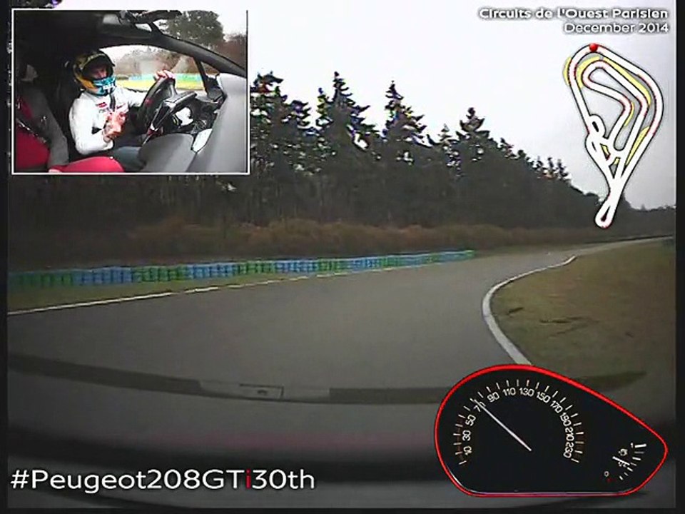 Votre video en PEUGEOT 208 GTi 30th  B50021214PE00007