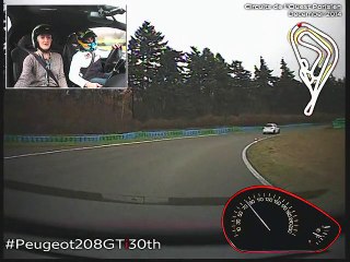 Votre video en PEUGEOT 208 GTi 30th  B50031214PE00027