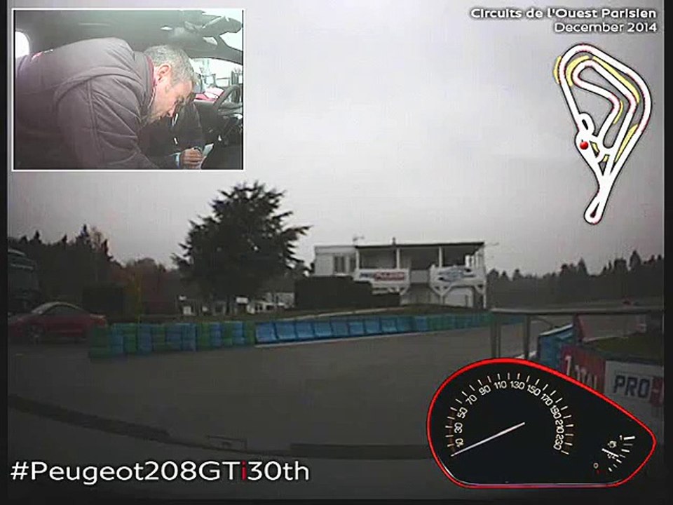 Votre video en PEUGEOT 208 GTi 30th  B50031214PE00001