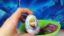 GIANT Disney FROZEN videos Play-Doh ELSA toy Kinder Surprise Egg Anna Let It Go Huge Olaf