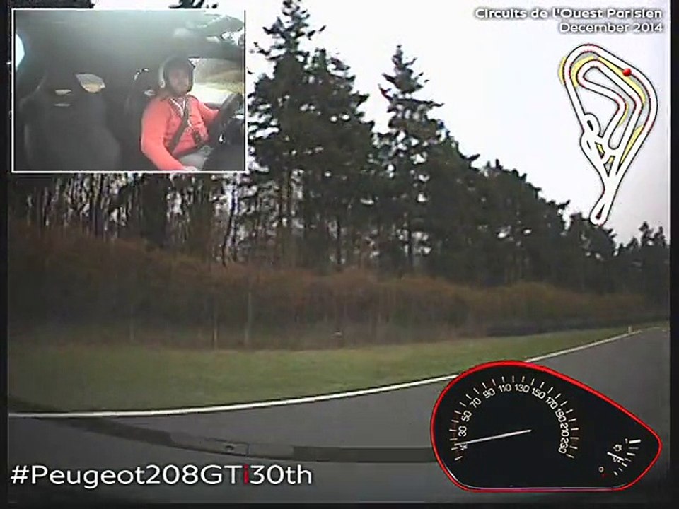 Votre video en PEUGEOT 208 GTi 30th  B50031214PE00004
