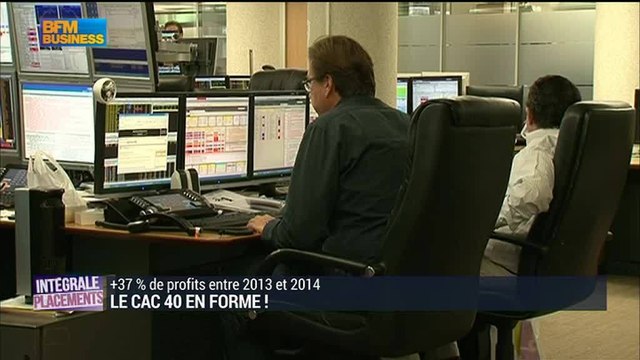 Les profits du CAC40 en hausse pour la première fois depuis 4 ans