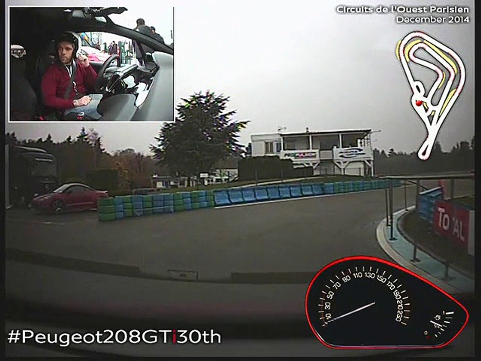 Votre video en PEUGEOT 208 GTi 30th  B50031214PE00007