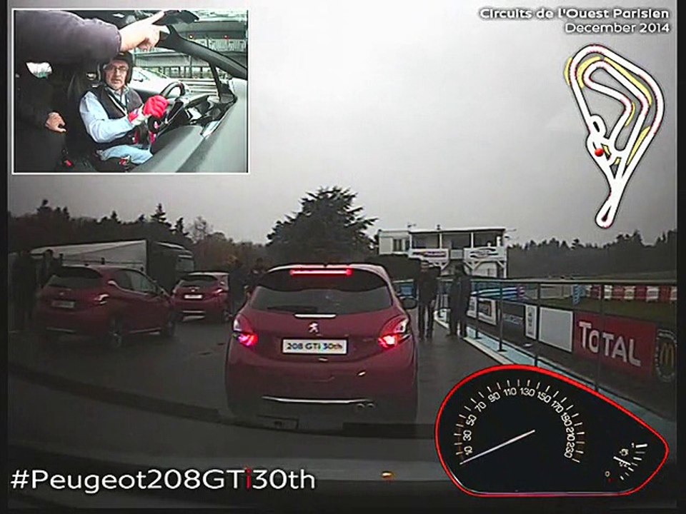 Votre video en PEUGEOT 208 GTi 30th  B50031214PE00011
