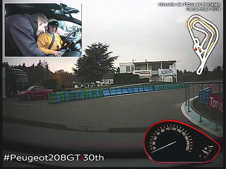 Votre video en PEUGEOT 208 GTi 30th  B50031214PE00014