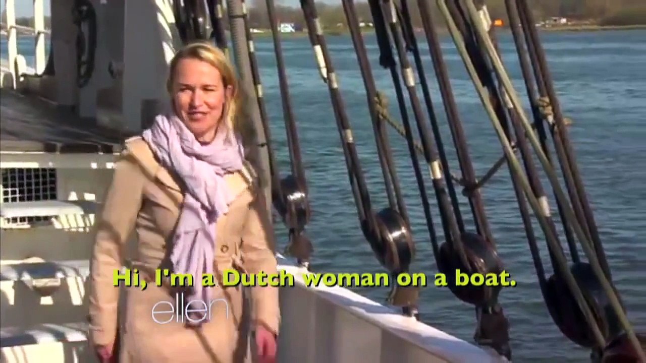 Dutch Reporter Gets Subtitled 'TheEllenShow'