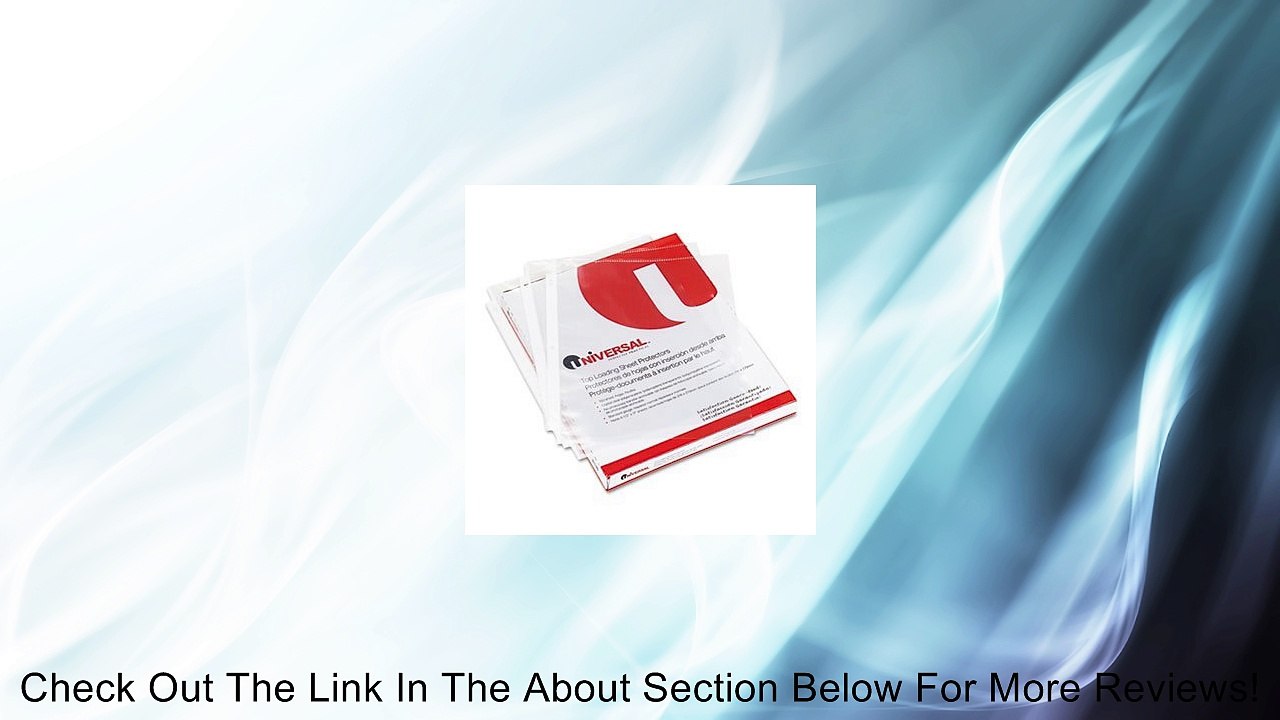 Universal Economy Sheet Protectors Economy Letter 200/Box, UNV-21127 Review