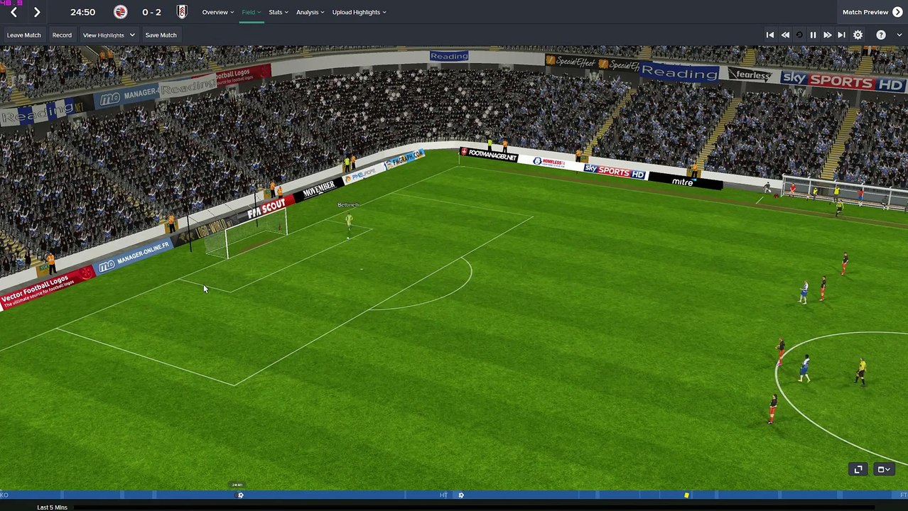 FM 15: Woodrow goal vs. Reading