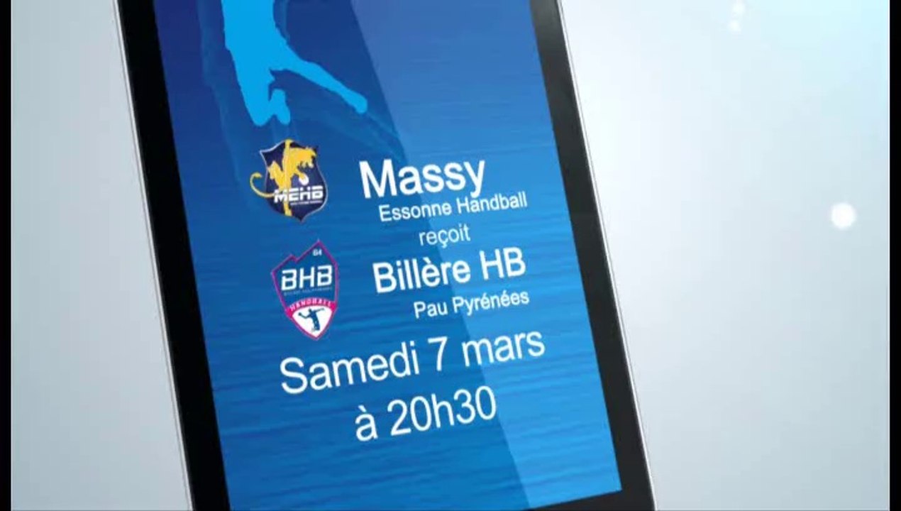 Massy Essonne HB / Billère HB Pau Pyrénées - ProD2 Handball - replay