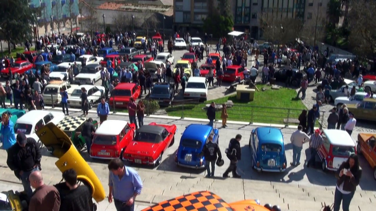 Concentración coches clásicos en Candás, Asturias