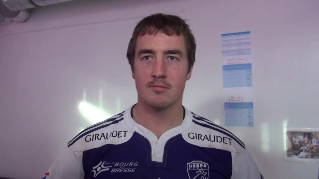 Rugby Fédérale 1 - Theuns Kotze après USB - Macon