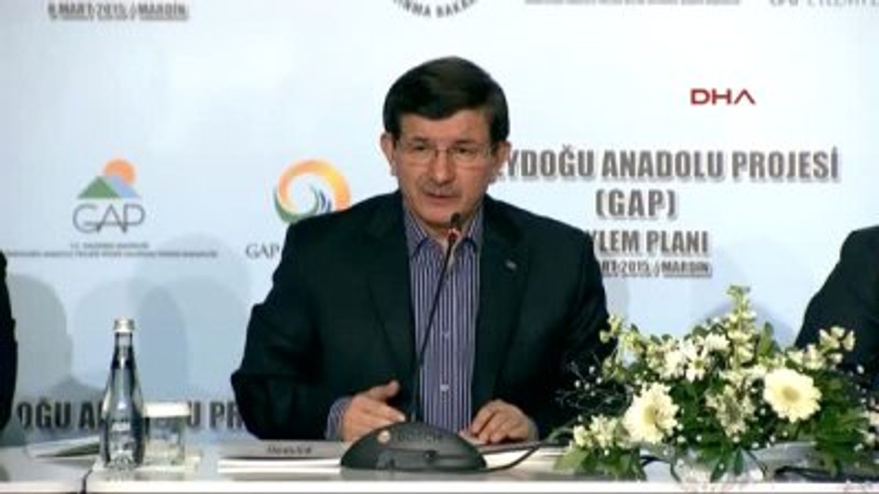 Mardin-Başbakan Davutoğlu Güneydoğu Anadolu Projesi Eylem Planı Tanıtım Toplantısında Konuştu 2