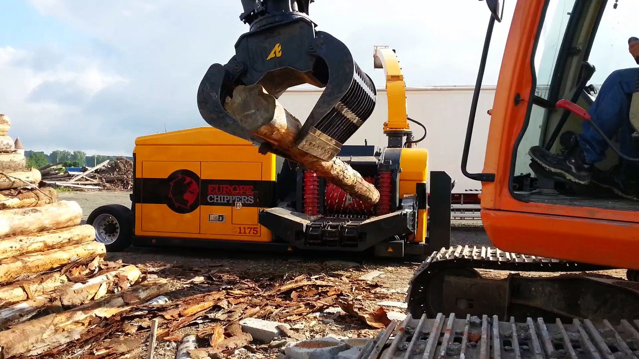 déchiqueteuse broyeur a plaquette forestiere Europe Chipper C1175