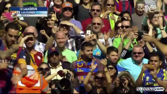 أهداف مباراة برشلونة و رايو فاليكانو 6-1 في الدوري الاسباني