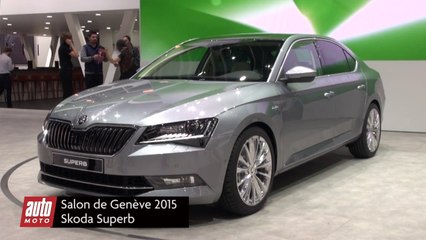 Nouvelle Skoda Superb - Salon de Genève 2015 : présentation vidéo live