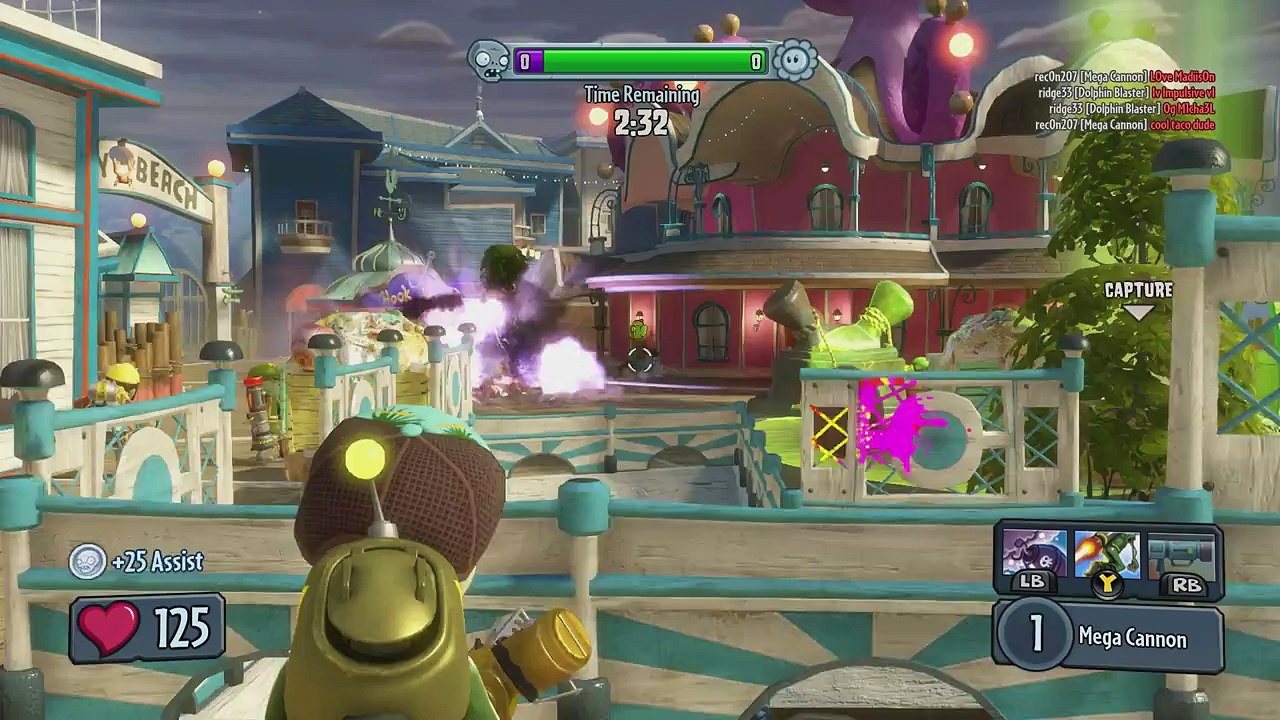 Plants Vs. Zombies  Garden Warfare Zomboss Down Battle