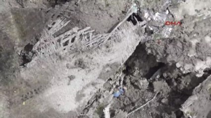 Konya 2 Pilotun Şehit Olduğu Düşen Uçaktan Geriye Metal Parçaları Kaldı