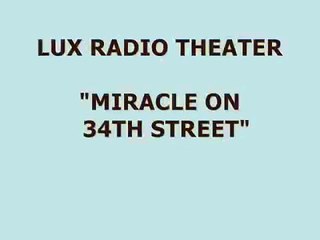 Miracle On 34th Street (radio show)