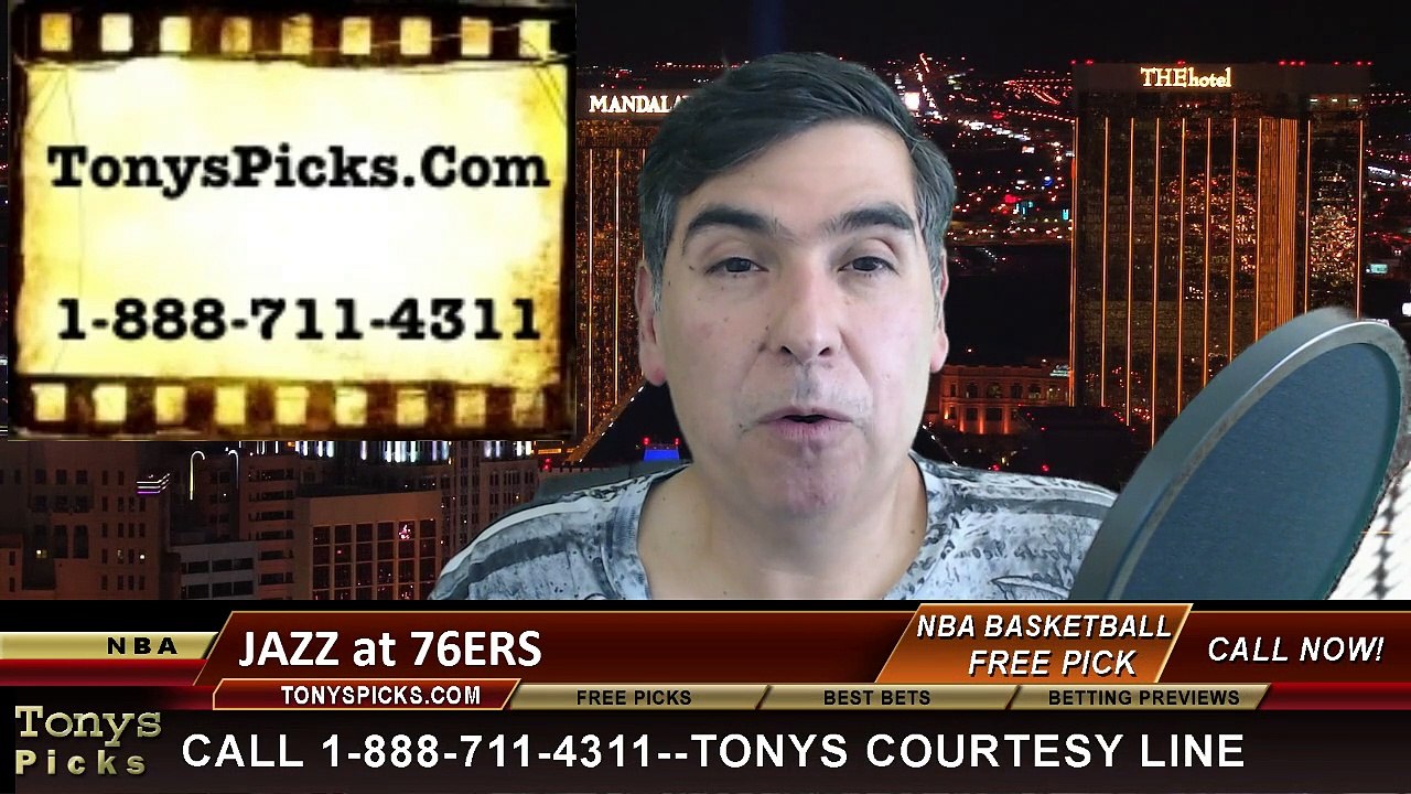 Philadelphia 76ers vs. Utah Jazz Free Pick Prediction NBA Pro Basketball Odds Preview 3-6-2015