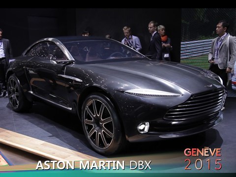 Aston Martin DBX en direct du salon de Genève 2015