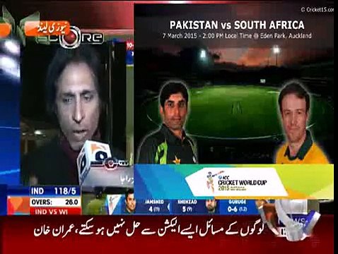 Score 6th March 2015 India v West Indies & Pakistan vs South Africa World Cup 2015 Part 2