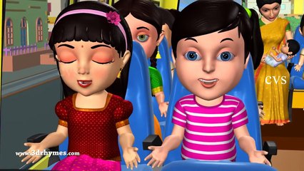 Wheels On The Bus Go Round And Round New - 3D Animation Nursery Rhymes and Songs For Children