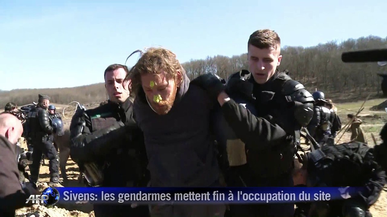 Les Zadistes sont évacués du site du barrage de Sivens