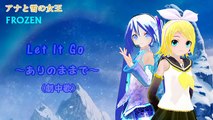 【Hatsune Miku 初音ミク, Kagamine Rin 鏡音リン】 FROZEN Medley 2 アナと雪の女王メドレー2 (Piano Ver.) [MMD]【Let It Go】