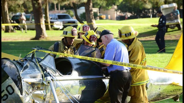 VIDEO - Harrison Ford's plane crashed